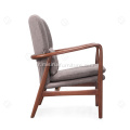 Chaises simples de salon de salon en bois